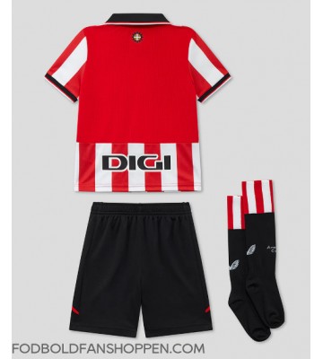 Athletic Bilbao Hjemmebanetrøje Børn 2025-26 Kortærmet (+ Korte bukser)